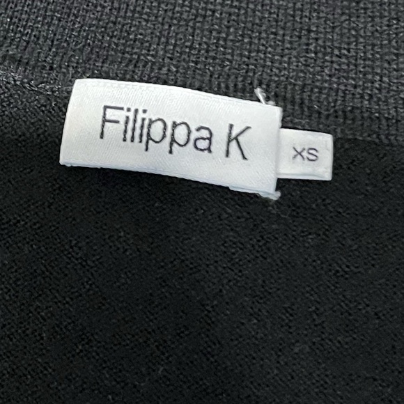 FILIPPA K – Black Half-Zip Wool Top (XS) - Picture 2 of 8